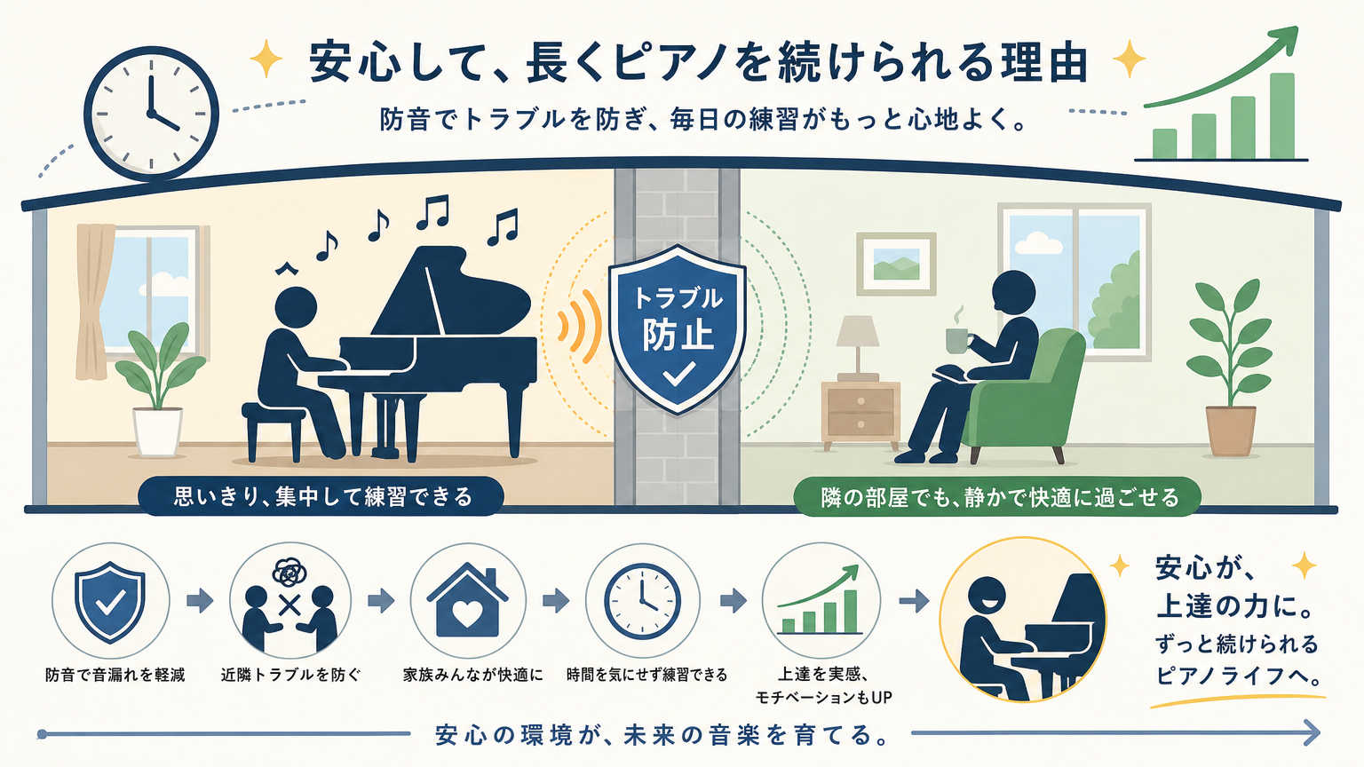 音を出せる住環境が重要な理由